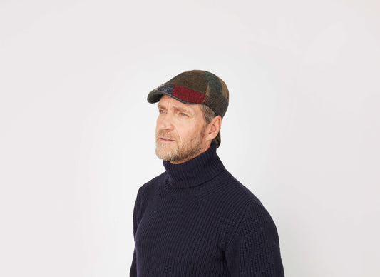 Erin Cap Patchwork Tweed