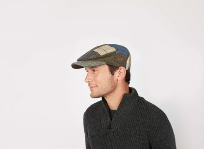 Daithi Cap Patchwork Tweed